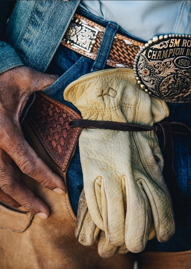 Deerskin Leather Mechanics Gloves